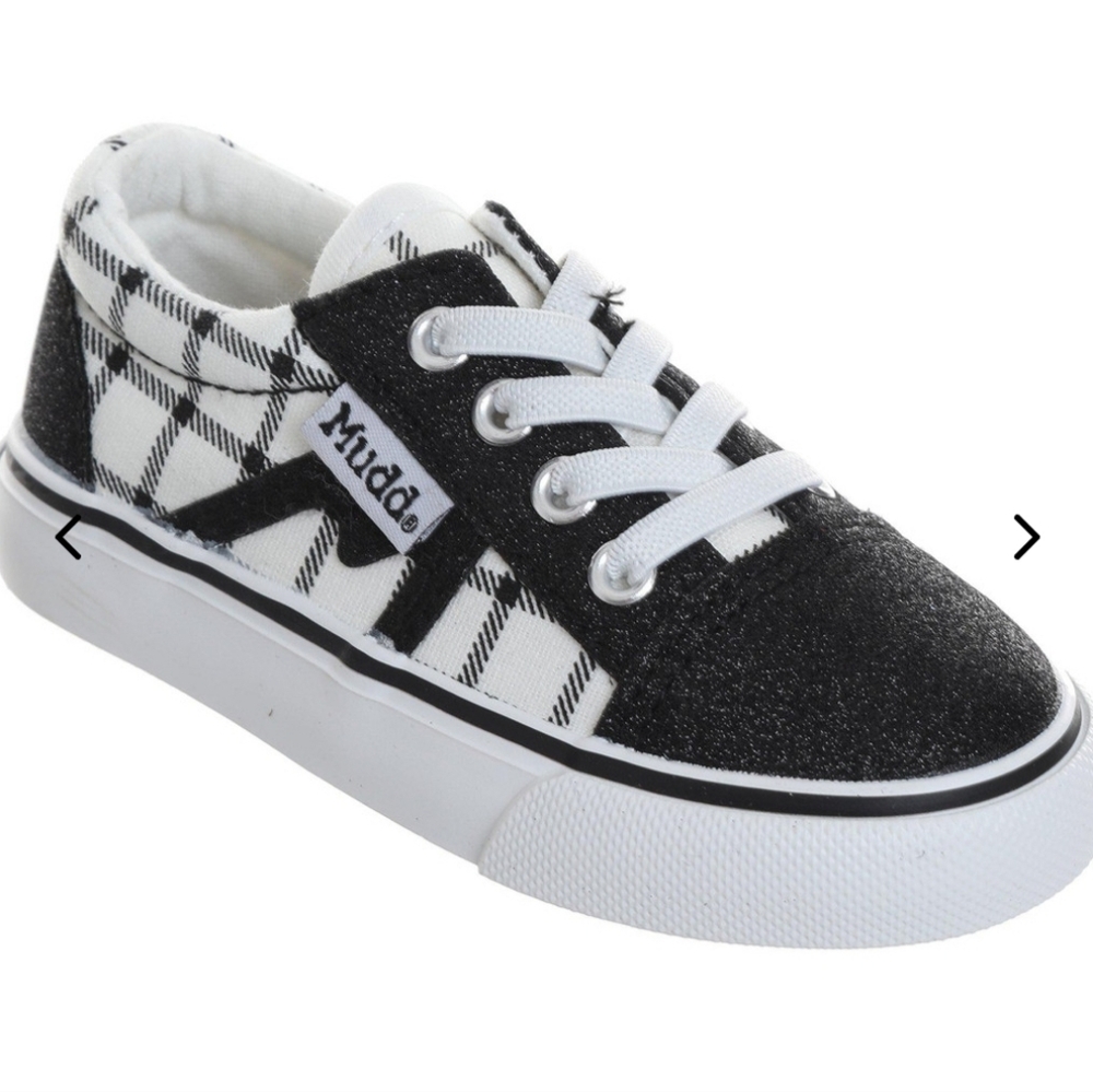 MUDD SYLVIA TODDLER GIRLS PLAID SNEAKERS SIZE‎ 8 NWT